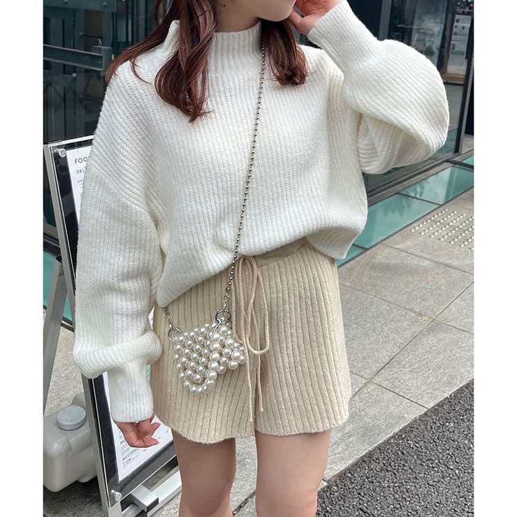 one after another】【9色展開！】にじいろハイネックニット [品番 