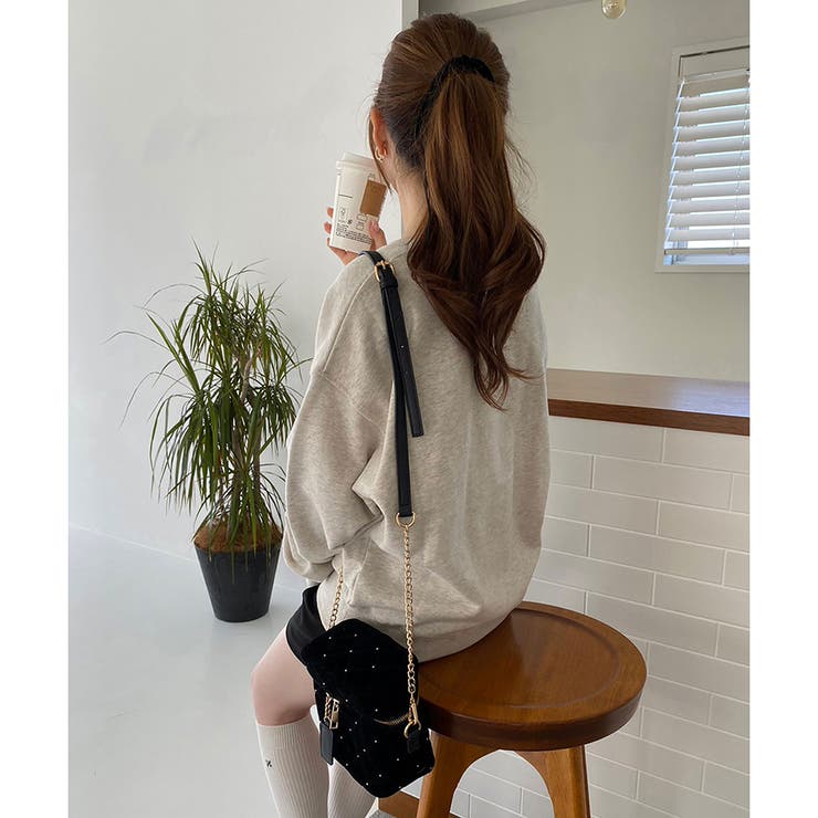 【one after another】ロゴ刺繍スェット | NICE CLAUP / OLIVE des OLIVE　OUTLET | 詳細画像5 