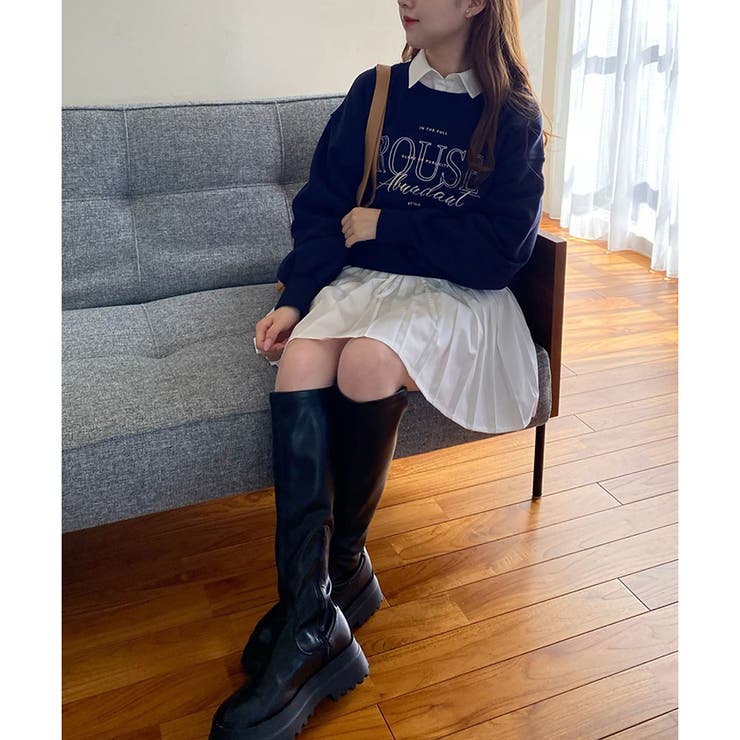 【one after another】ロゴ刺繍スェット | NICE CLAUP / OLIVE des OLIVE　OUTLET | 詳細画像13 
