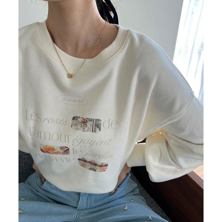 オフ | 【one after another】ロゴ刺繍スェット | NICE CLAUP / OLIVE des OLIVE　OUTLET