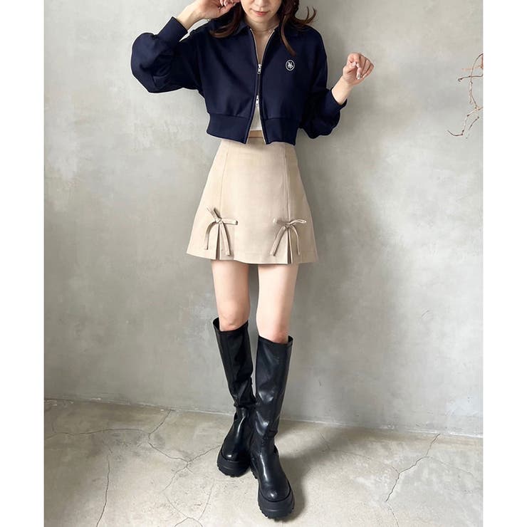 one after another】ZIP UP刺しゅうトップス[品番：NCLW0011873]｜NICE