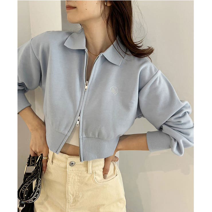 one after another】ZIP UP刺しゅうトップス[品番：NCLW0011873]｜NICE