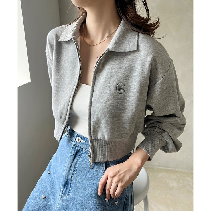 one after another】ZIP UP刺しゅうトップス[品番：NCLW0011873]｜NICE