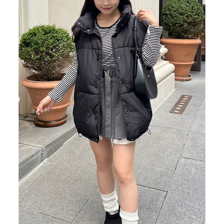 one after another】フェイクダウンベスト[品番：NCLW0011874]｜NICE CLAUP / OLIVE des OLIVE  OUTLET（ナイスクラップ オリーブデオリーブ アウトレット）のレディースファッション通販｜SHOPLIST（ショップリスト）
