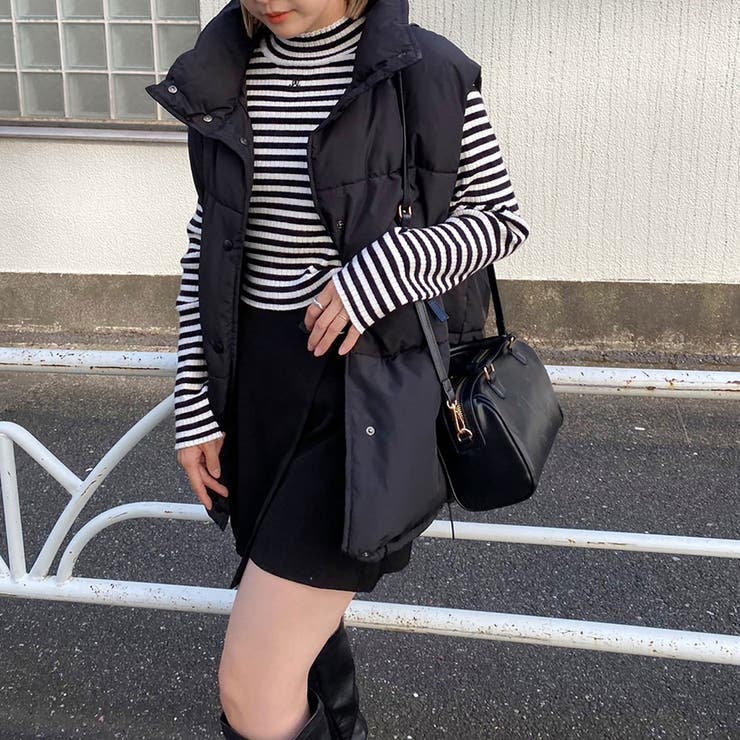 one after another】フェイクダウンベスト[品番：NCLW0011874