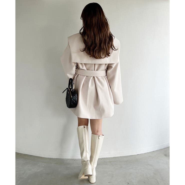 one after another】大きな襟コート | NICE CLAUP / OLIVE des