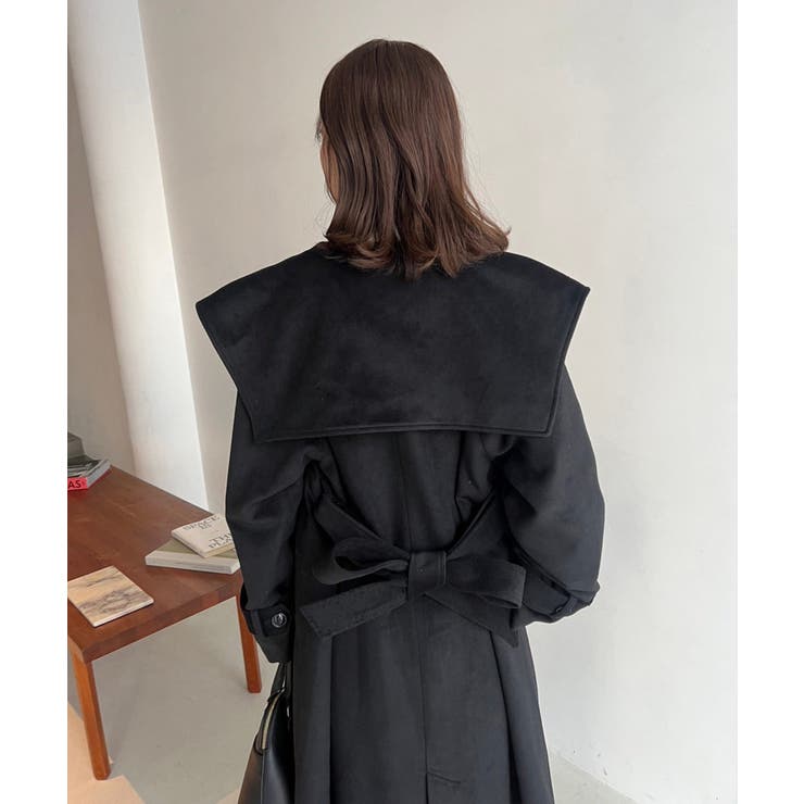 one after another】【M.Lサイズ展開】大きな衿ロングコート