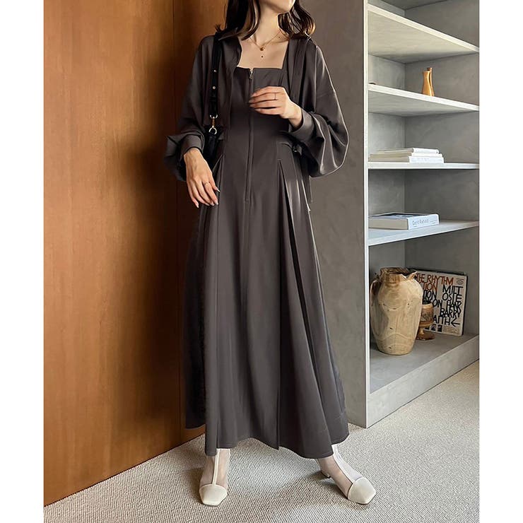 one after another】シャツセットladyワンピース[品番：NCLW0011794