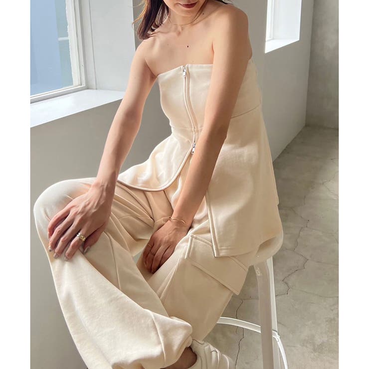 お値下げ❤︎FlightMode セット　ecru one after another】ウラケセットアップ[品番：NCLW0012006]｜NICE