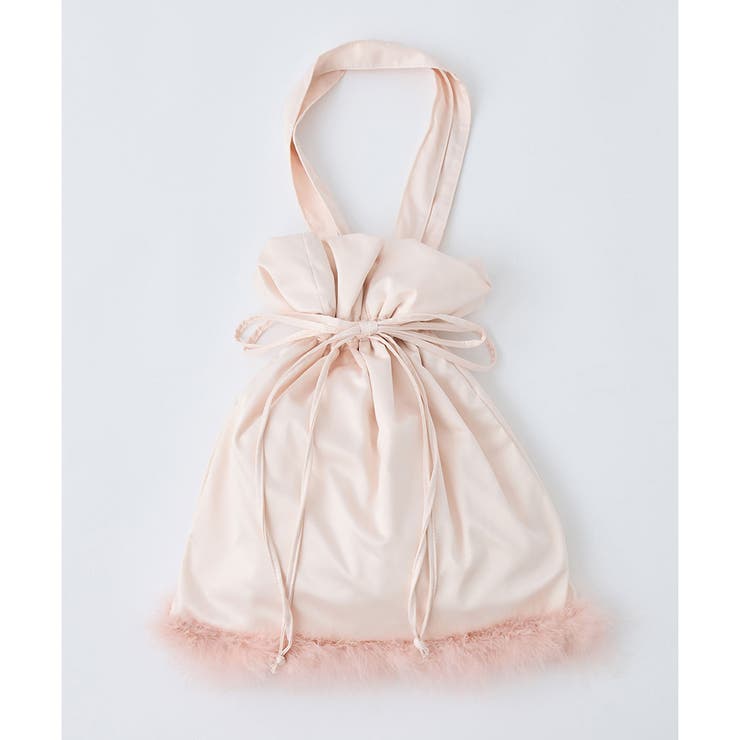 ピンク | 【one after another】マラボー付き巾着トート | NICE CLAUP / OLIVE des OLIVE　OUTLET