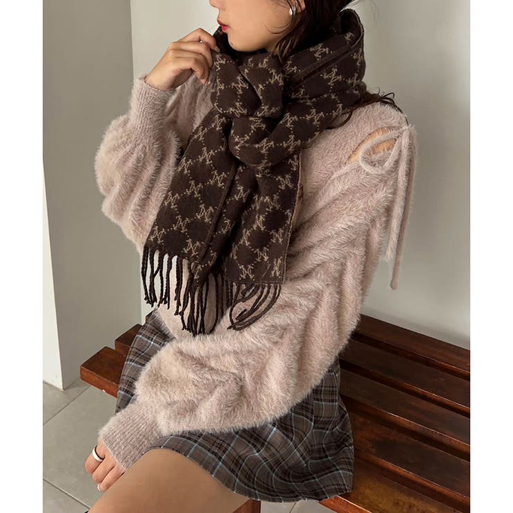 one after another】モノグラムマフラー[品番：NCLW0012012]｜NICE  