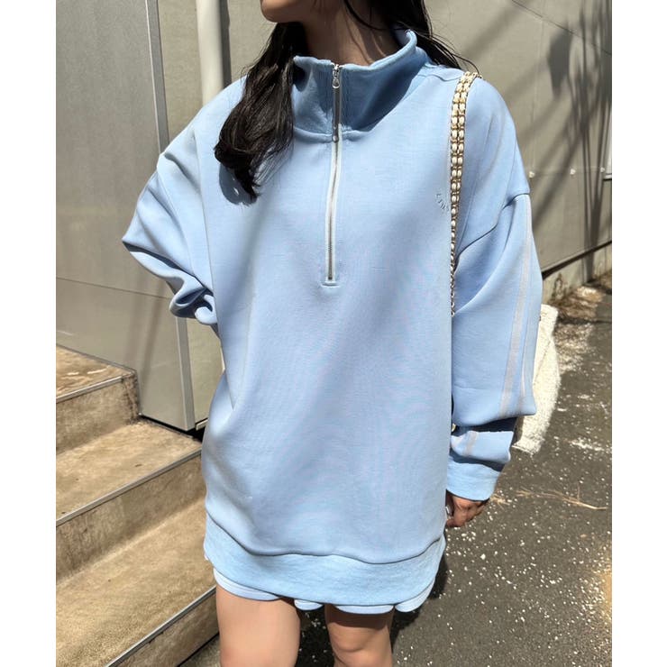 アーセナル　ハーフジップL LIMMSE】アノラックハーフZIP[品番：NCLW0014397]｜NICE CLAUP / OLIVE
