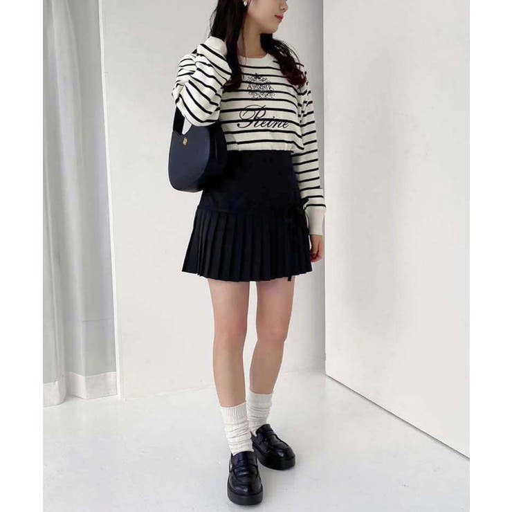 秋の新作✧  シンプルリボン紐スカート✤  着画 秋の新作✧ シンプルリボン紐スカート✤ 着画