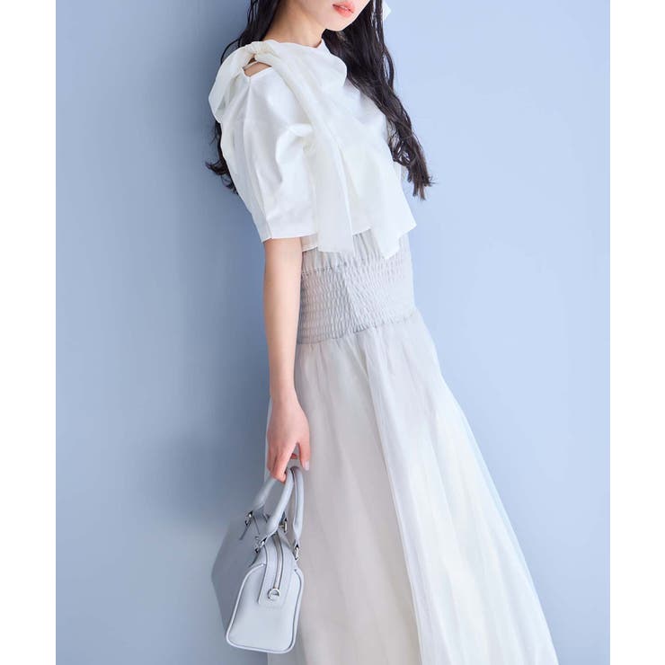 one after another】バルーンチュールスカート[品番：NCLW0013550  