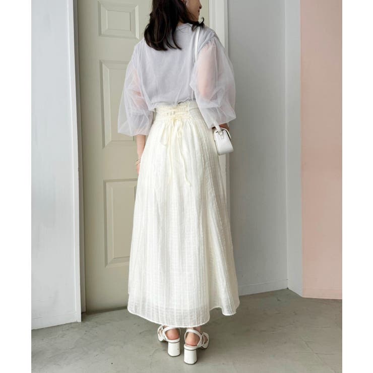 Sおまとめ＊ピノーレ☆美品マーメイドスカート　エクリュカラー S様専用おまとめ＊ピノーレ☆美品マーメイドスカート エクリュカラー