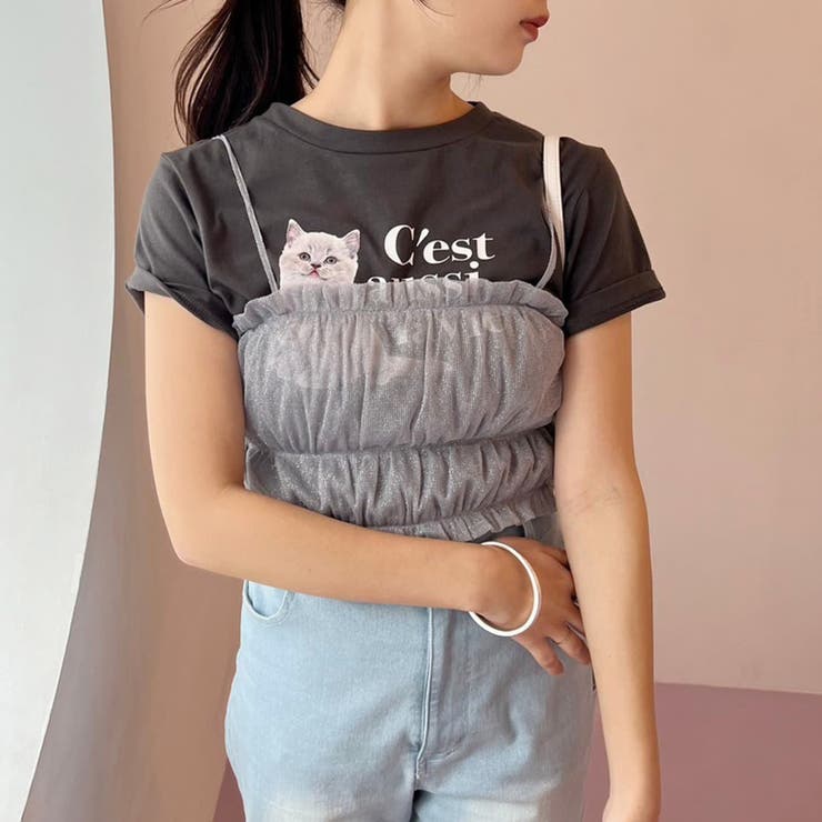 one after another】シャツビスチェセット[品番：NCLW0013431