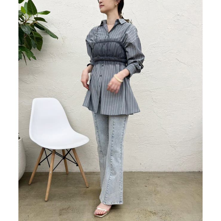 one after another】シャツビスチェセット[品番：NCLW0013431