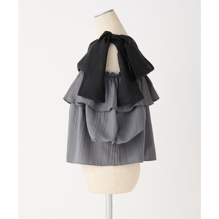 肩リボンフリルブラウス | NICE CLAUP / OLIVE des OLIVE　OUTLET | 詳細画像17 