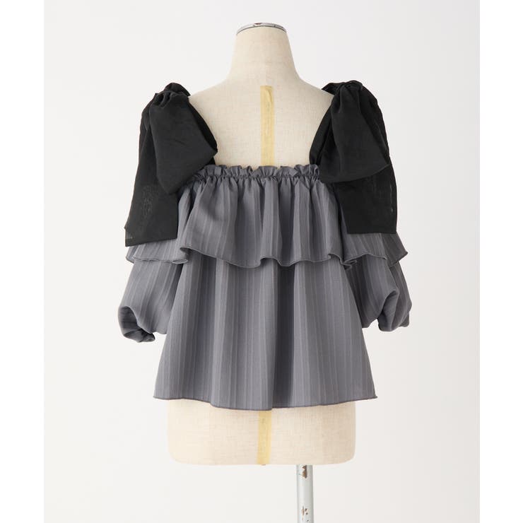 肩リボンフリルブラウス | NICE CLAUP / OLIVE des OLIVE　OUTLET | 詳細画像18 