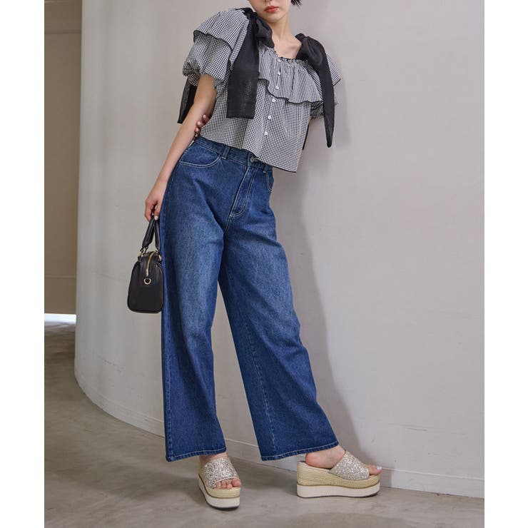 肩リボンフリルブラウス | NICE CLAUP / OLIVE des OLIVE　OUTLET | 詳細画像35 