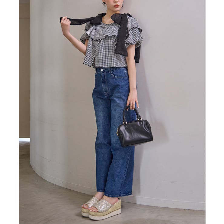肩リボンフリルブラウス | NICE CLAUP / OLIVE des OLIVE　OUTLET | 詳細画像36 