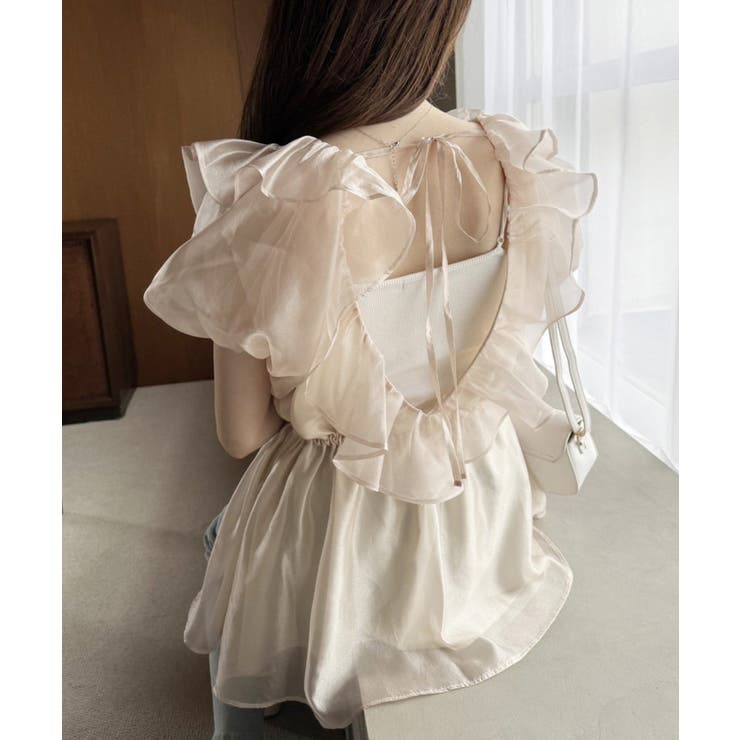 one after another NICE CLAUP/シフォンヴィンテージチュニック
