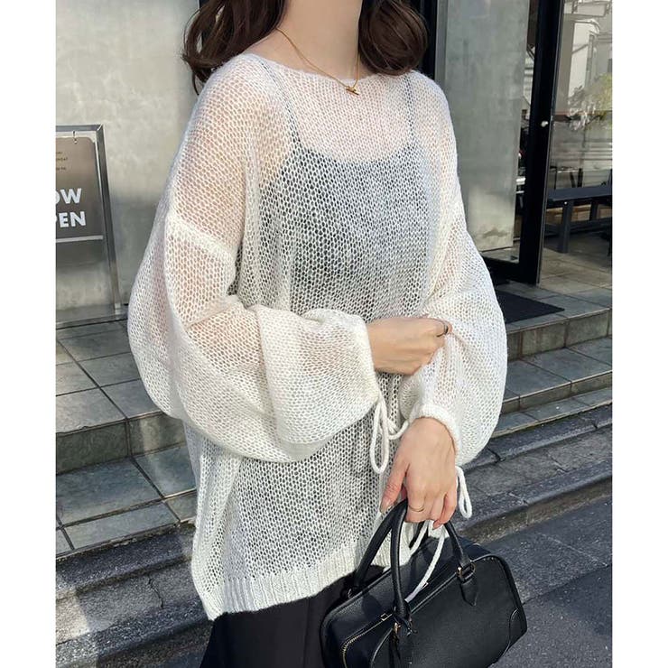 one after another】モヘアロングニット[品番：NCLW0013596