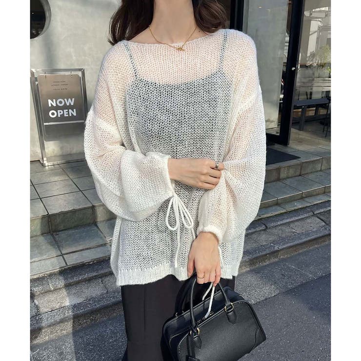 one after another】モヘアロングニット[品番：NCLW0013596