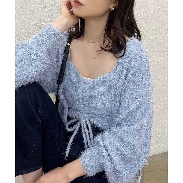 one after another】ふさふさカーデ[品番：NCLW0012544]｜NICE CLAUP / OLIVE des OLIVE  OUTLET（ナイスクラップ オリーブデオリーブ アウトレット）のレディースファッション通販｜SHOPLIST（ショップリスト）