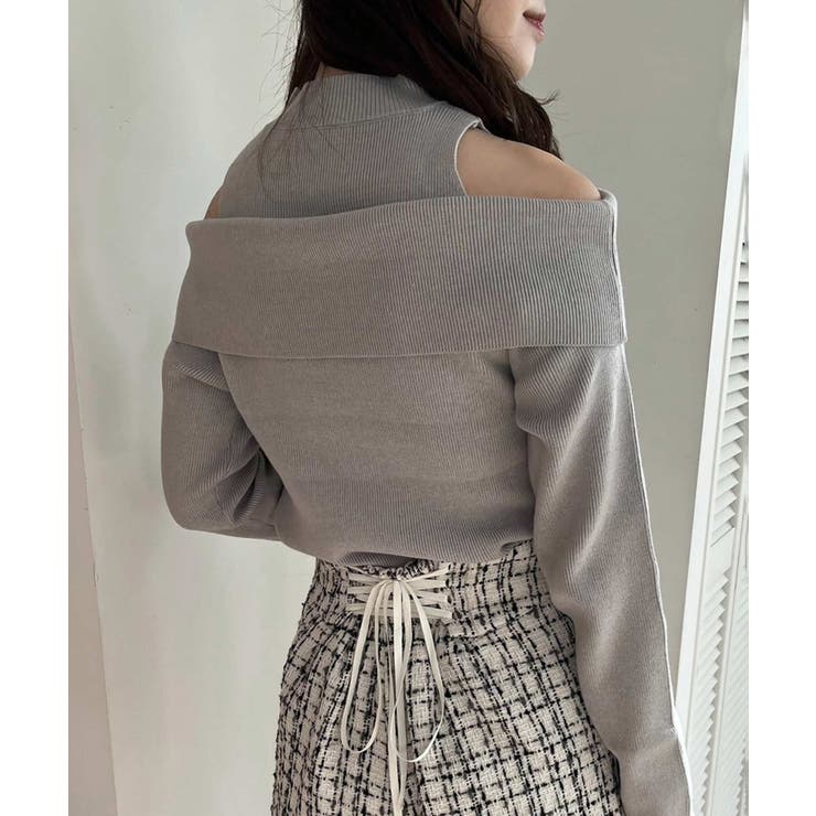【one after another】肩あきオフショルニット | NICE CLAUP / OLIVE des OLIVE　OUTLET | 詳細画像21 