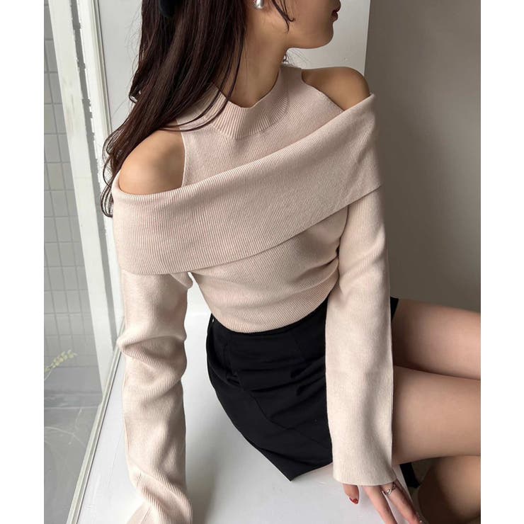 【one after another】肩あきオフショルニット | NICE CLAUP / OLIVE des OLIVE　OUTLET | 詳細画像27 