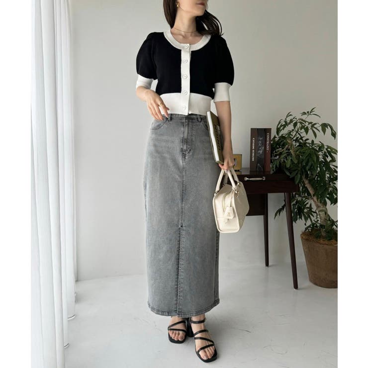 one after another】【OTONA NICE】配色カーデ[品番：NCLW0013619