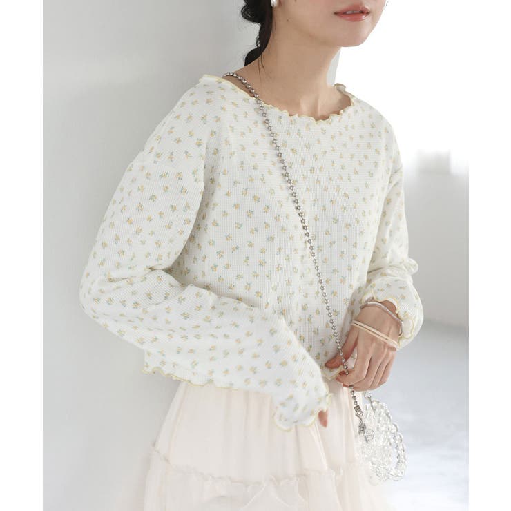 one after another】【flower[品番：NCLW0013740]｜NICE CLAUP / OLIVE