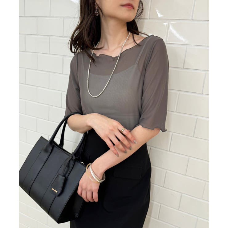 one after another】シアー半袖トップス[品番：NCLW0013741]｜NICE