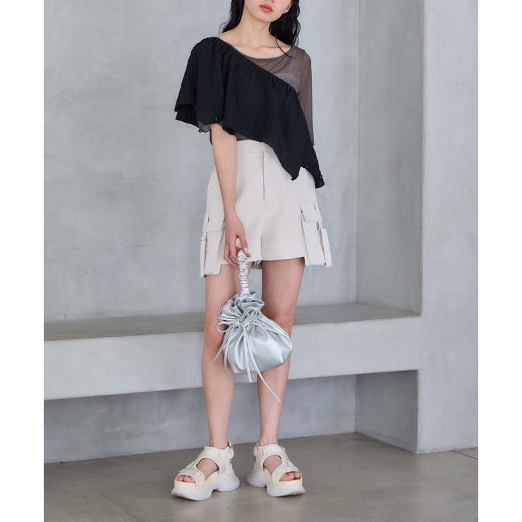 one after another】シアー半袖トップス[品番：NCLW0013741]｜NICE