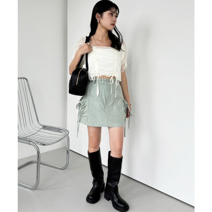 【one after another】ドロストTOPS×キャミ２枚セット | NICE CLAUP / OLIVE des OLIVE　OUTLET | 詳細画像10 