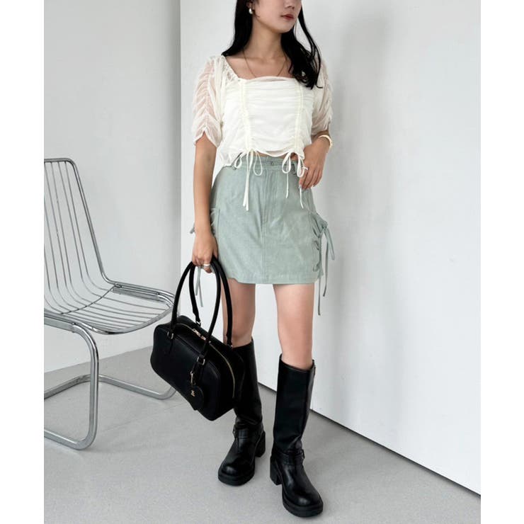 【one after another】ドロストTOPS×キャミ２枚セット | NICE CLAUP / OLIVE des OLIVE　OUTLET | 詳細画像11 