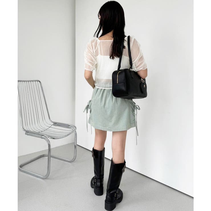【one after another】ドロストTOPS×キャミ２枚セット | NICE CLAUP / OLIVE des OLIVE　OUTLET | 詳細画像13 