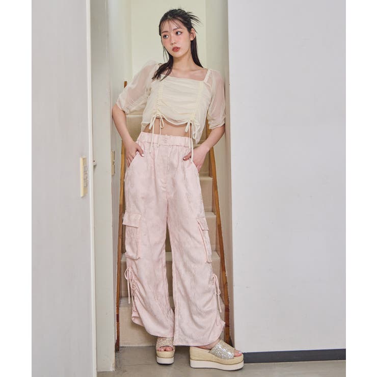 【one after another】ドロストTOPS×キャミ２枚セット | NICE CLAUP / OLIVE des OLIVE　OUTLET | 詳細画像16 
