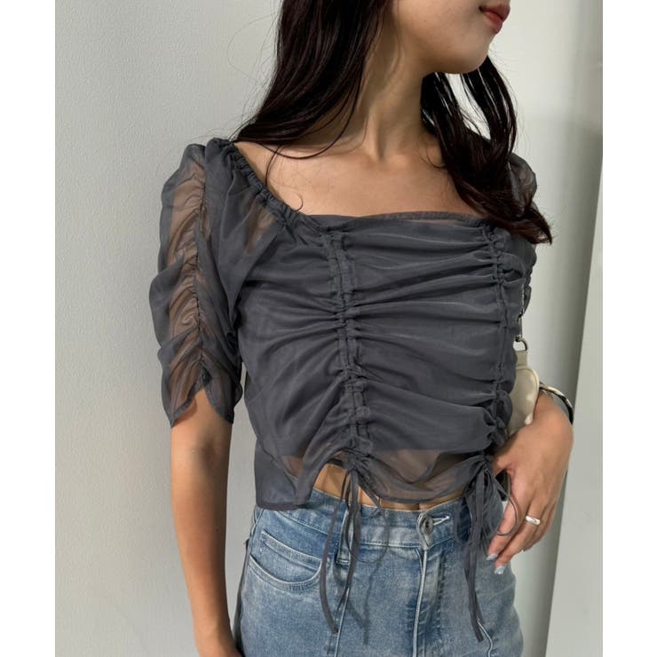【one after another】ドロストTOPS×キャミ２枚セット | NICE CLAUP / OLIVE des OLIVE　OUTLET | 詳細画像19 