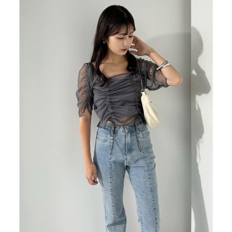 【one after another】ドロストTOPS×キャミ２枚セット | NICE CLAUP / OLIVE des OLIVE　OUTLET | 詳細画像21 