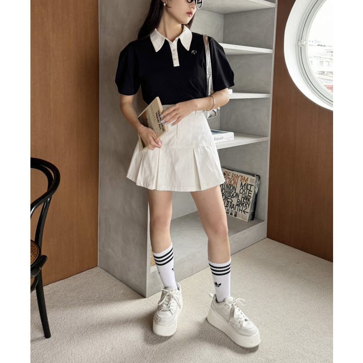one after another】刺しゅうポロシャツ[品番：NCLW0013681]｜NICE