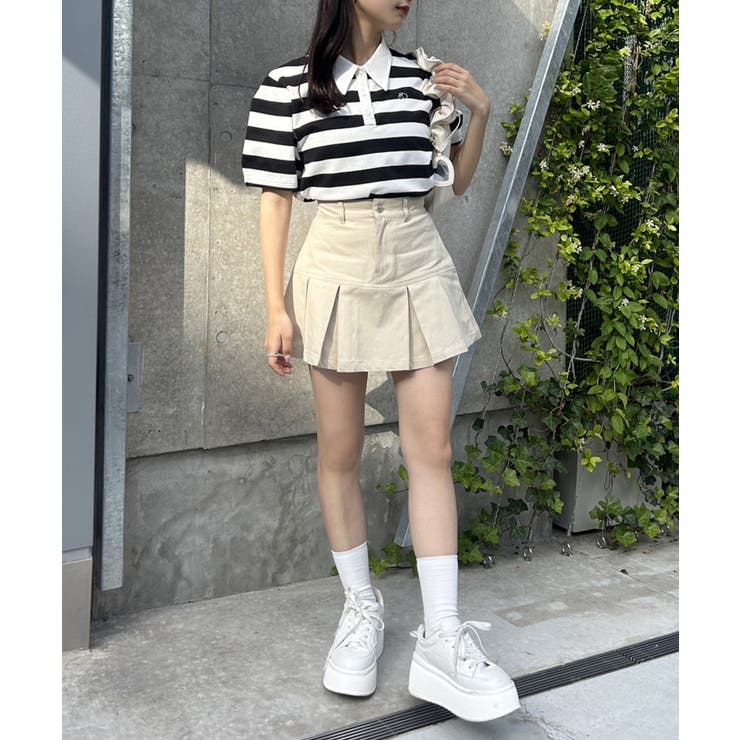 one after another】刺しゅうポロシャツ[品番：NCLW0013681]｜NICE