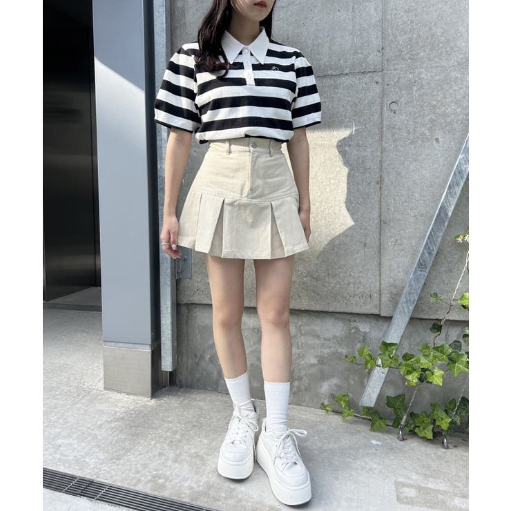 one after another】刺しゅうポロシャツ[品番：NCLW0013681]｜NICE