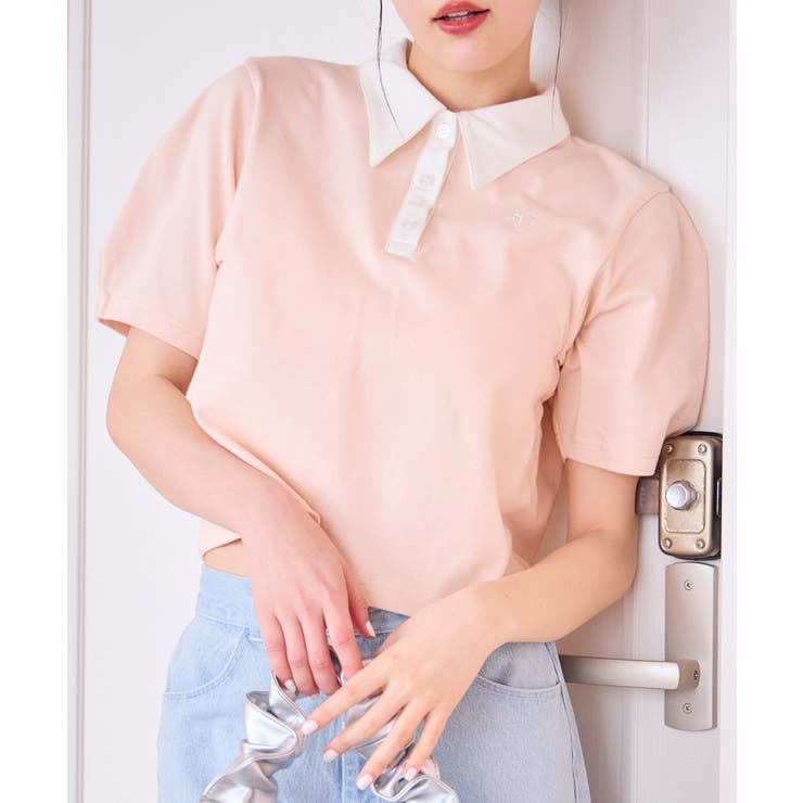 新品未使 Admiral ポロシャツ レディース サーモンピンク 新品未使