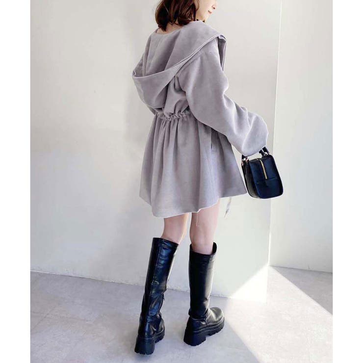 NICE CLAUPナイスクラップWEB限定フェイクファー取り外し可女の子コート one after another NICE CLAUP/【one after another】【WEB限定