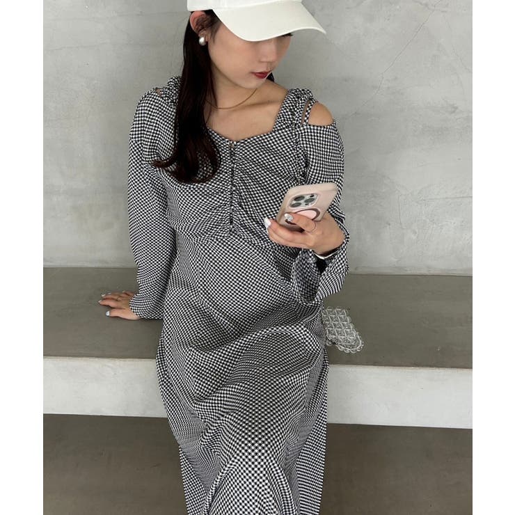 one after another】マルチウェイ/しぼしぼワンピセット[品番