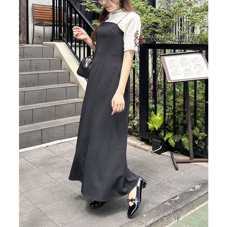 ♡ pium ワンピースブラウスセット ♡ piumリボンカラーセットアップ