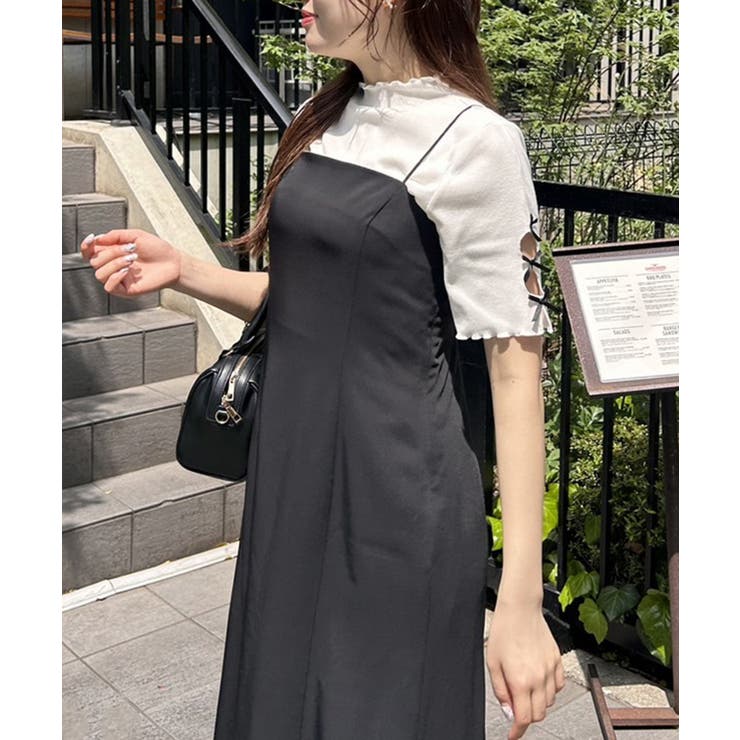 ブラウスセットワンピース[品番：NCLW0013623]｜NICE CLAUP / OLIVE