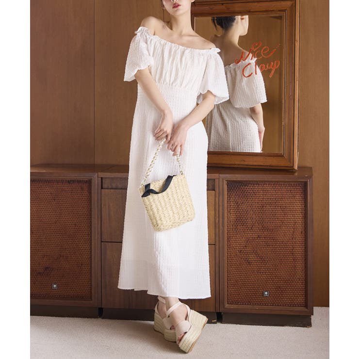 【one after another】袖ボリュームワンピ | NICE CLAUP / OLIVE des OLIVE　OUTLET | 詳細画像1 